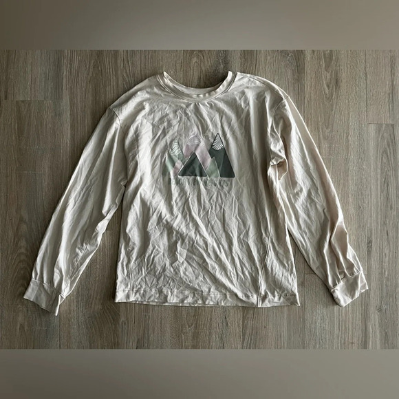 Athleta Girl Perfect Top Chantilly Cream - Size XL (14) - Picture 2 of 9